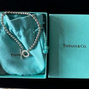 Tiffany & Co. Silver Toggle Bead Bracelet